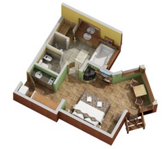 AR BRC Charming Dlx Suite floor plan.jpg (14476 bytes)