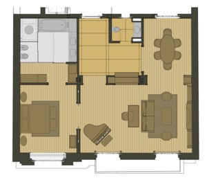 AR BUE Algodon Royal Suite floor plan.jpg (19043 bytes)