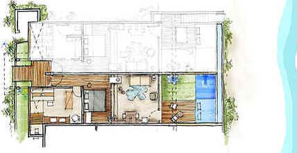 BRA KENOA Marajo Villa floor plan.jpg (54057 bytes)