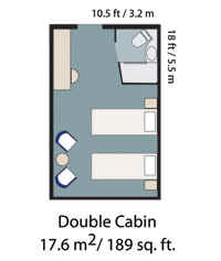 GPS La Pinta dbl cabin floor plan twin.jpg (41846 bytes)