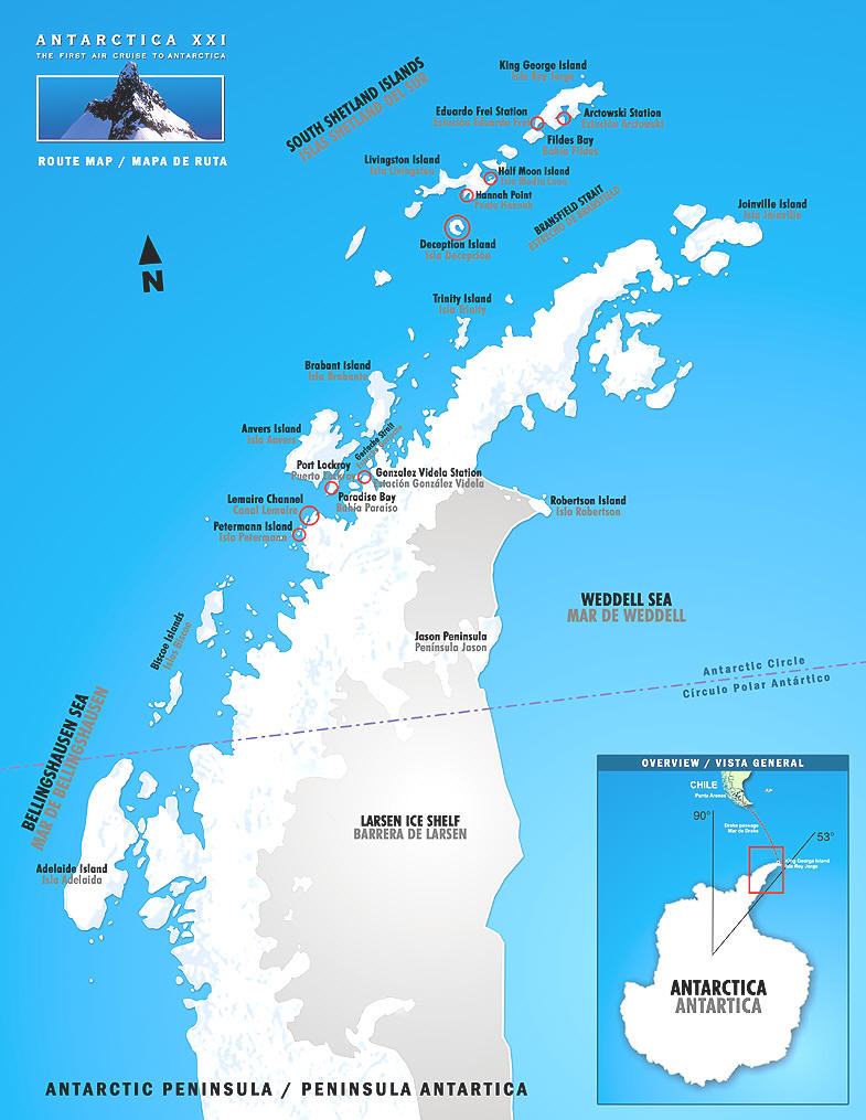 Large Detailed Map Of Antarctica Antarctica Large